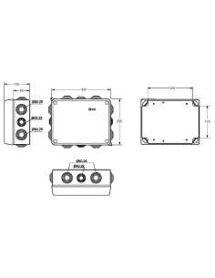 Caja de superficie estanca... 2