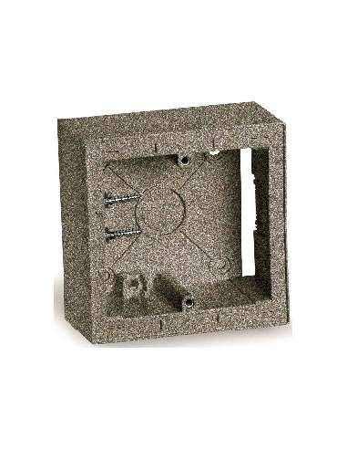 Caja modular de superficie gris