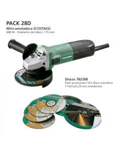 Pack Mini-amoladora G12STA...