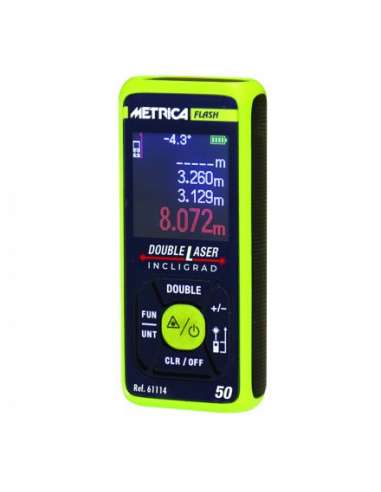 Medidor láser flash double laser...