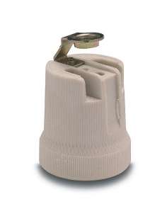 Portalámparas cerámica E27...