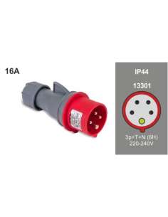 Clavija cetact 3N+n+T 380V...