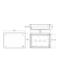 Caja para pared hueca... 2