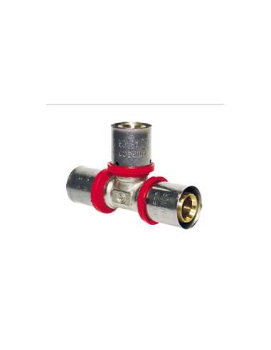 Te igual tubería multicapa y PEX